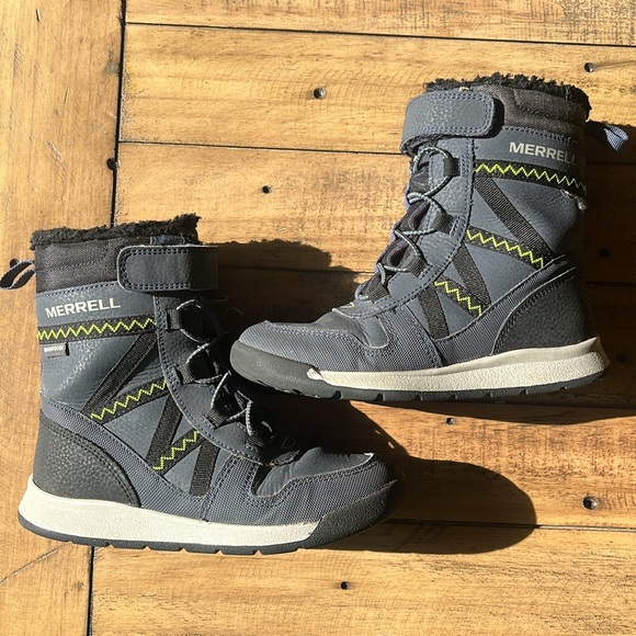 Merrell- Kid's Snow Crush 3.0 Waterproof Winter Boot Size 12 - Picture 1 of 11